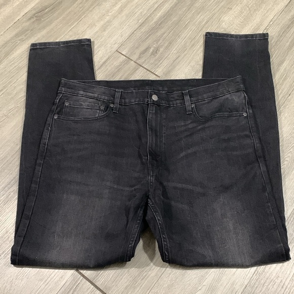 Levi’s  512 Black Tapered Slim Stretch Jeans size 38 - Picture 7 of 12